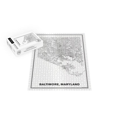 Street Map of Baltimore, Maryland Jigsaw Puzzle