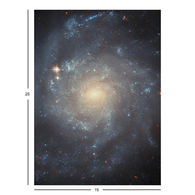 Hubble Telescope Image of Spiral Galaxy NGC 5668 Jigsaw Puzzle