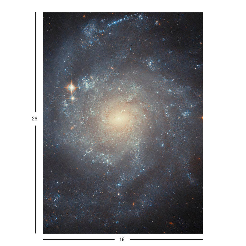 Hubble Telescope Image of Spiral Galaxy NGC 5668 Jigsaw Puzzle