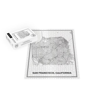 Street Map of San Francisco, California Jigsaw Puzzle