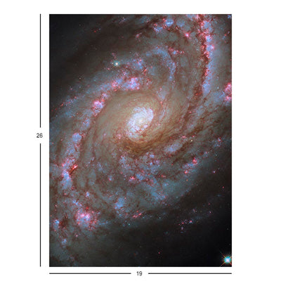 Hubble Telescope Image of Spiral Galaxy NGC 5248 Jigsaw Puzzle