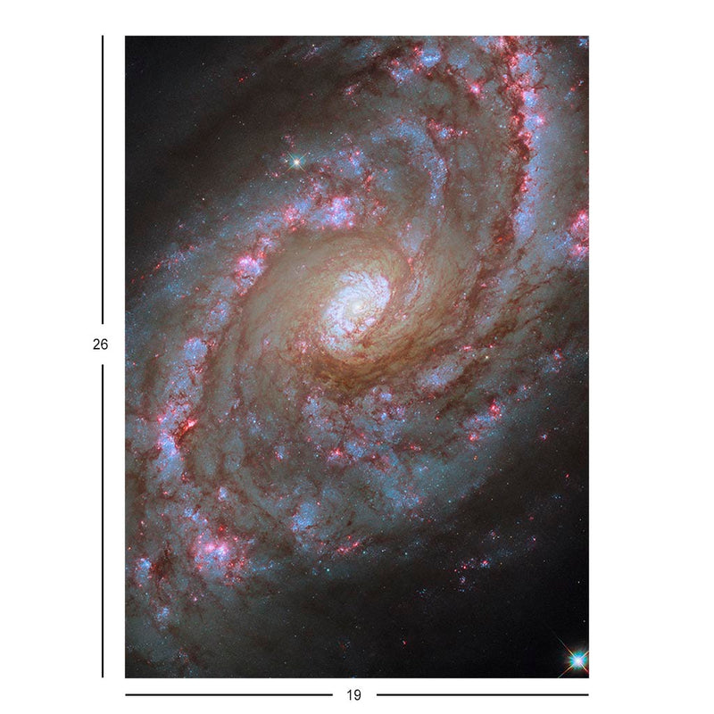 Hubble Telescope Image of Spiral Galaxy NGC 5248 Jigsaw Puzzle