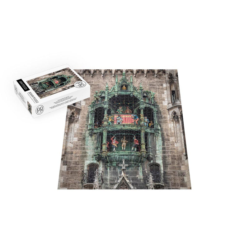 Rathaus-Glockenspiel, Marienplatz Square, Munich, Germany Jigsaw Puzzle