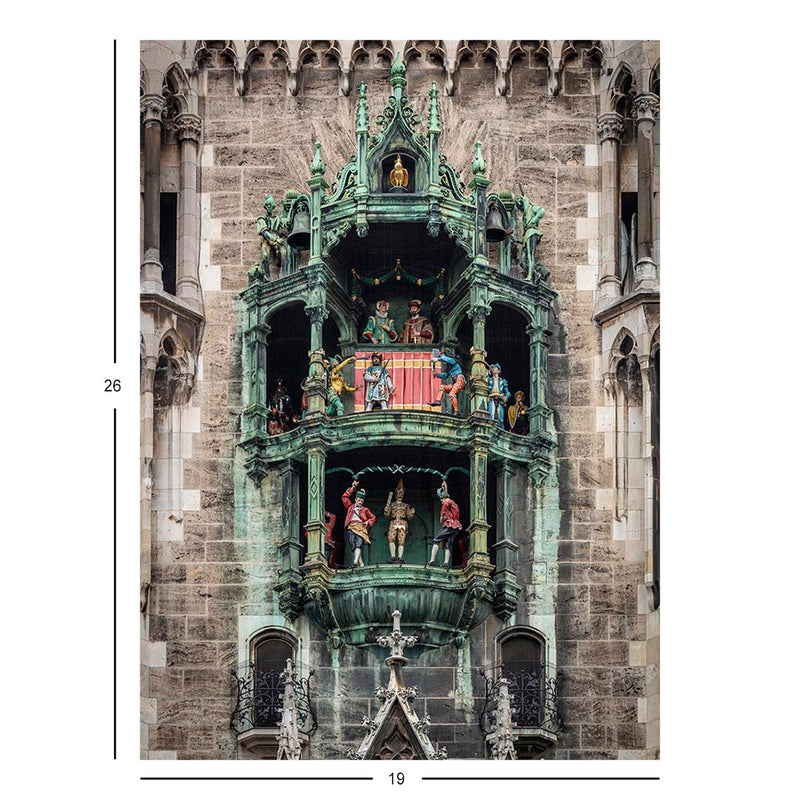 Rathaus-Glockenspiel, Marienplatz Square, Munich, Germany Jigsaw Puzzle