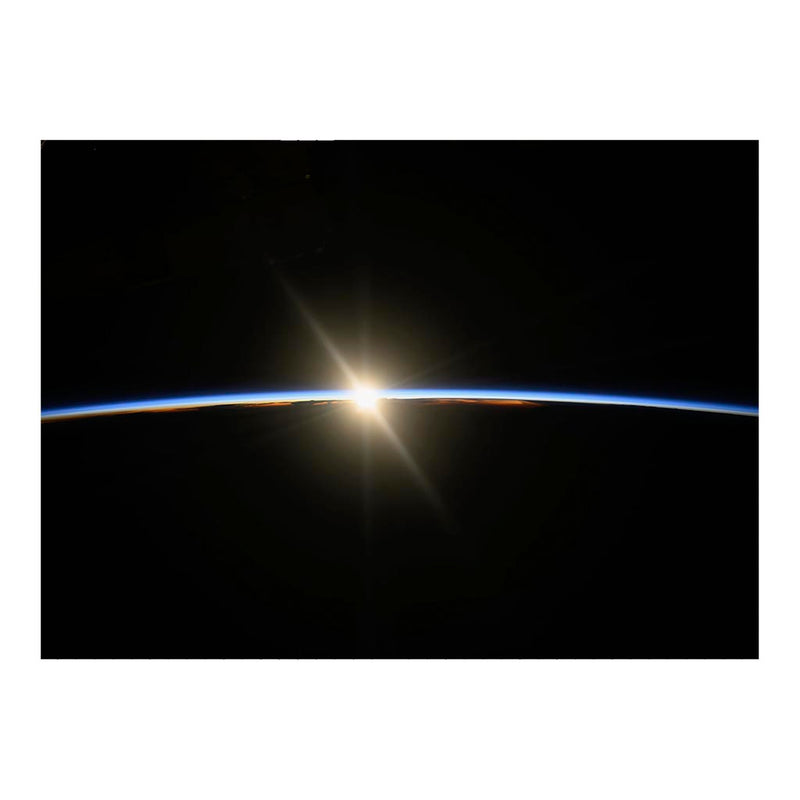 ISS Photograph of Sunrise Beginning Above Pacific Ocean Jigsaw Puzzle