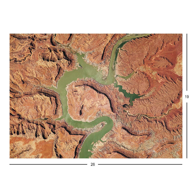 ISS Photograph Of Upper Lake Powell, UT Jigsaw Puzzle