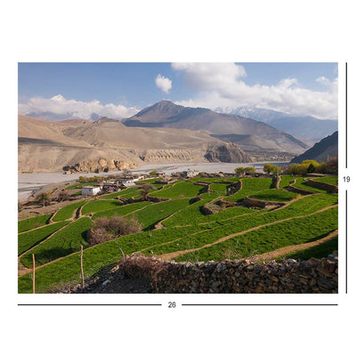 Kali Gandaki Valley, Thiri, Nepal. Jigsaw Puzzle