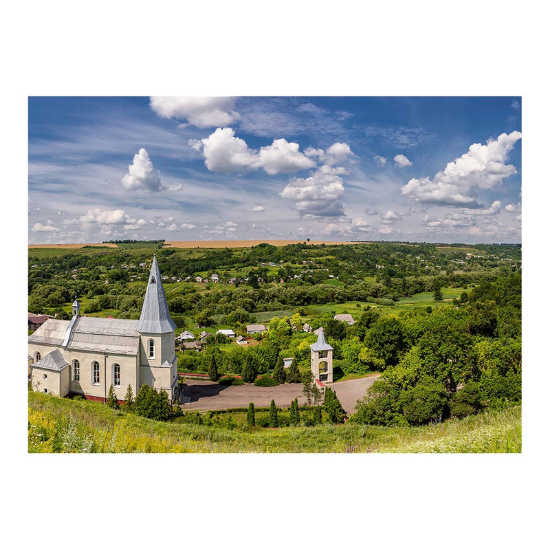 Panorama of the Holy Trinity Church in Zinkiv, Ukraine Jigsaw Puzzle