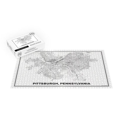 Street Map of Pittsburgh, Pennsylvania Jigsaw Puzzle