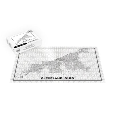 Street Map of Cleveland, Ohio Jigsaw Puzzle