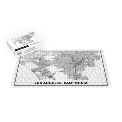 Street Map of Los Angeles, California Jigsaw Puzzle