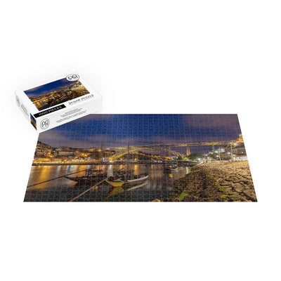 View of Dom Luis I Bridge, Porto, Portugal Jigsaw Puzzle