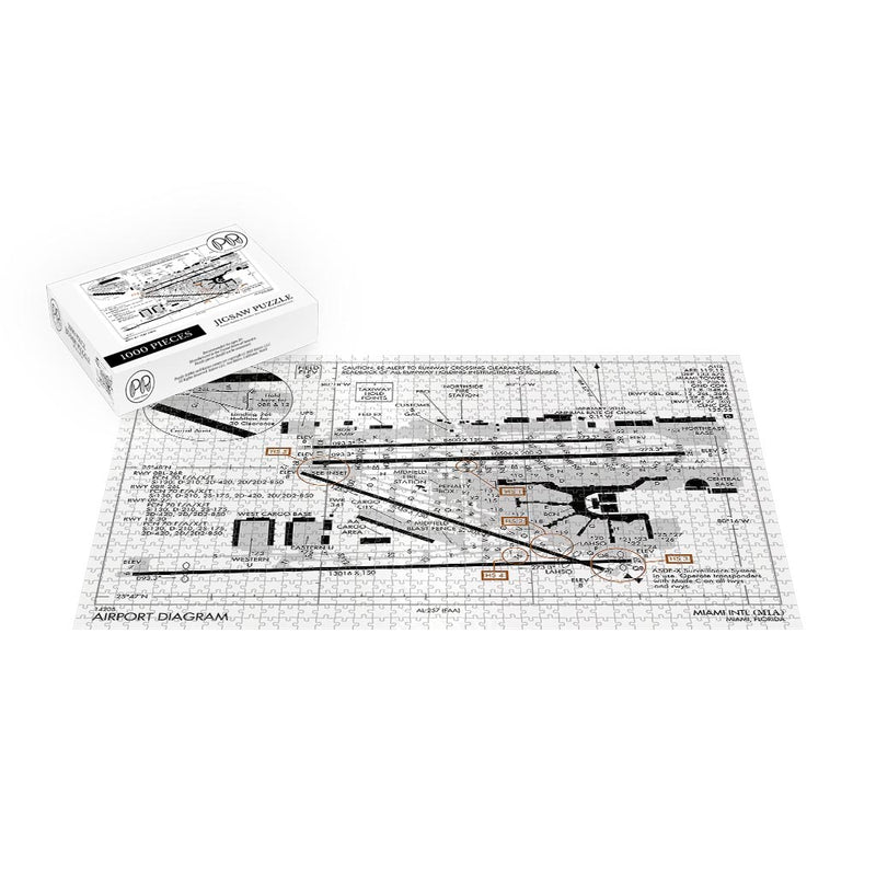 Miami International Airport Diagram Jigsaw Puzzle