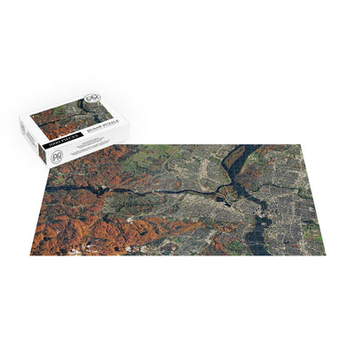 ISS Photograph of Ottawa's Fall Rhapsody Jigsaw Puzzle