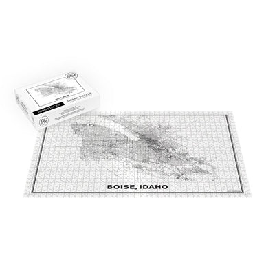 Street Map of Boise, Idaho Jigsaw Puzzle