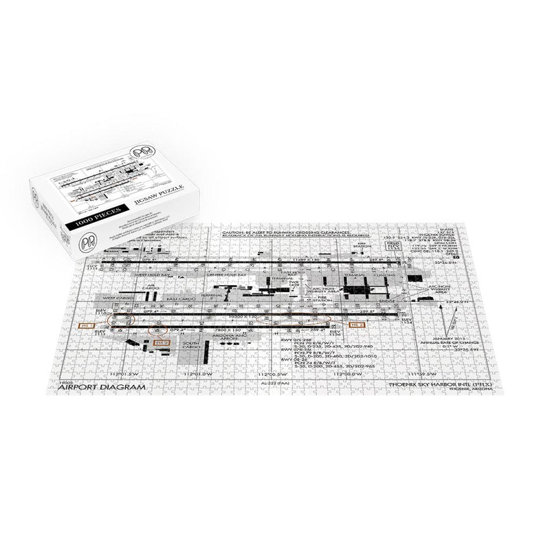 Phoenix Sky Harbor International Airport Diagram Jigsaw Puzzle