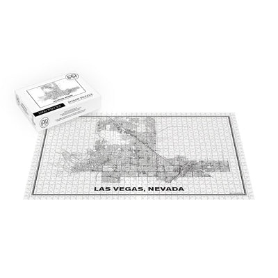 Street Map of Las Vegas, Nevada Jigsaw Puzzle