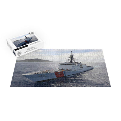 Coast Guard Cutter Midgett (WMSL 757) Transits Past Oahu, Hawaii Jigsaw Puzzle