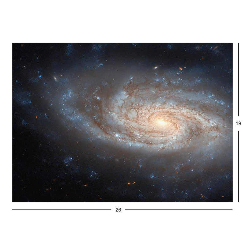 Hubble Images a Classic Spiral Jigsaw Puzzle