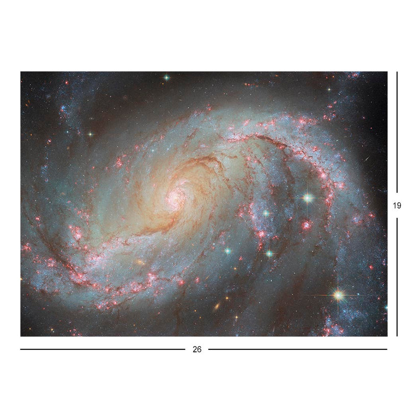 Hubble Telescope Image Of Barred Spiral Galaxy NGC 1672 Jigsaw Puzzle