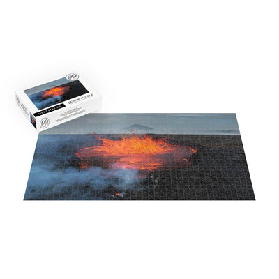 Volcano Eruption At Fagradalsfjall, Iceland Jigsaw Puzzle