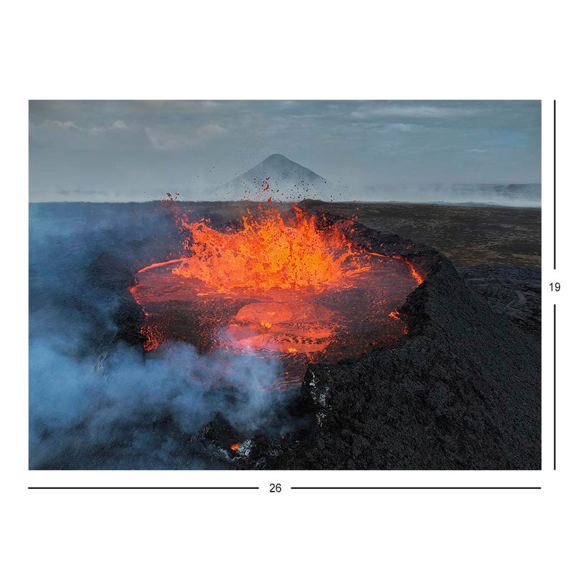 Volcano Eruption At Fagradalsfjall, Iceland Jigsaw Puzzle