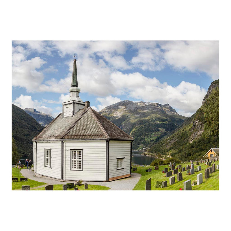 Geiranger Church, Norway Jigsaw Puzzle