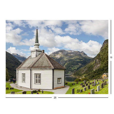 Geiranger Church, Norway Jigsaw Puzzle