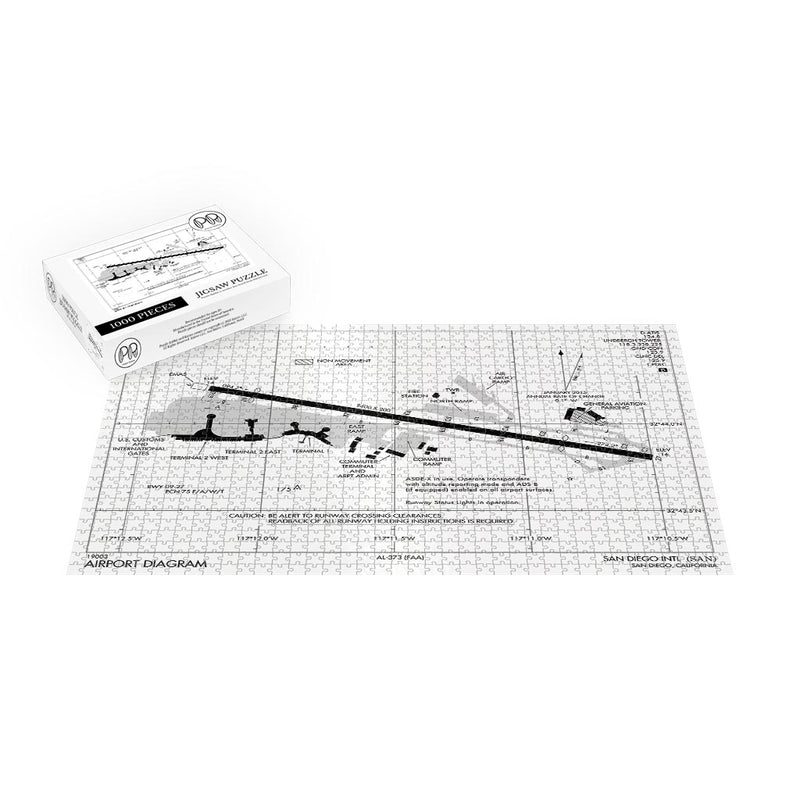 San Diego International Airport Diagram Jigsaw Puzzle