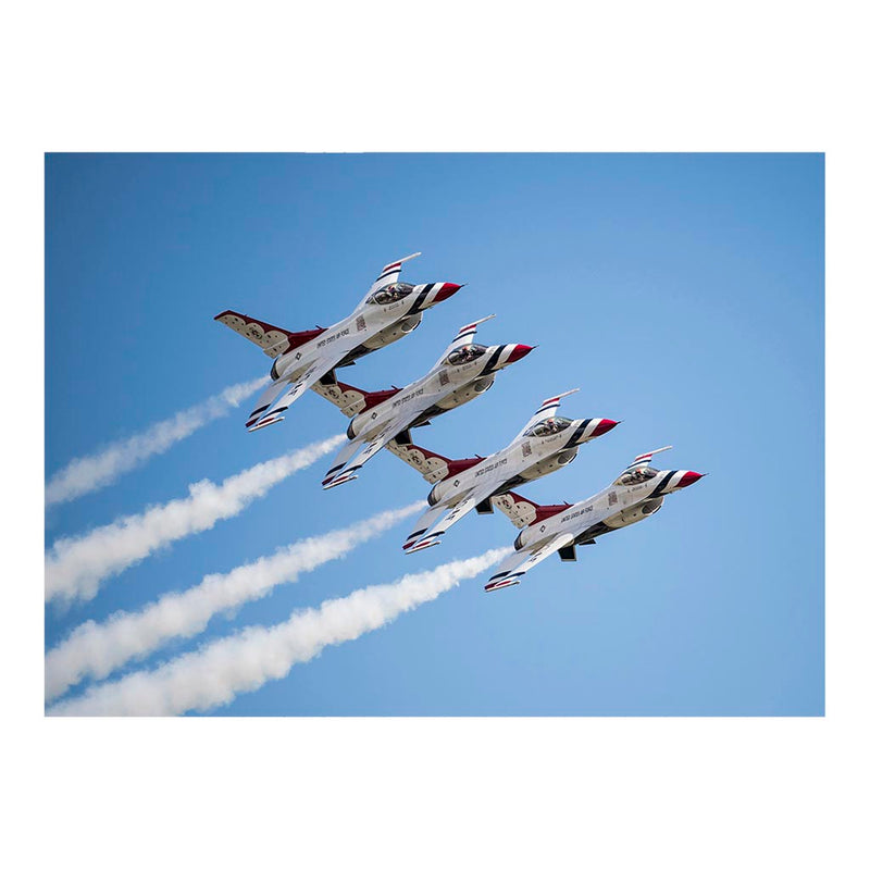 Thunderbirds Perform The Echelon Pass During the Wings over Pittsburgh Air Show Jigsaw Puzzle