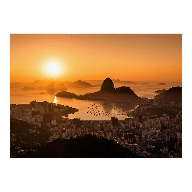 Sunrise in Rio de Janeiro with Sugarloaf Mountain Jigsaw Puzzle