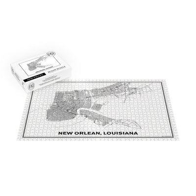 Street Map of New Orleans, Louisiana Jigsaw Puzzle