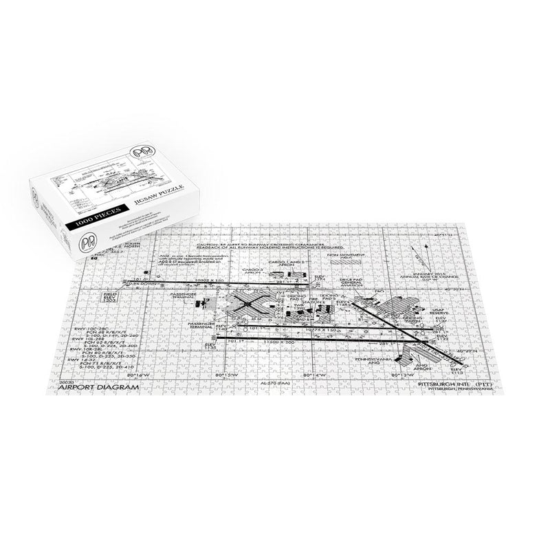 Pittsburgh International Airport Diagram Jigsaw Puzzle