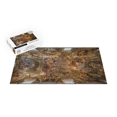 Triumph Of St. Ignatius of Loyola Fresco, Church Sant'Ignazio, Rome, Italy Jigsaw Puzzle