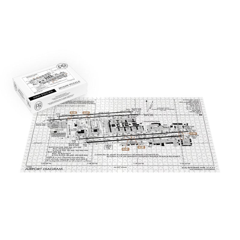 Los Angeles International Airport Diagram Jigsaw Puzzle