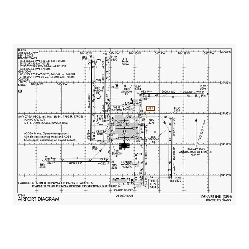 Denver International Airport Diagram Jigsaw Puzzle