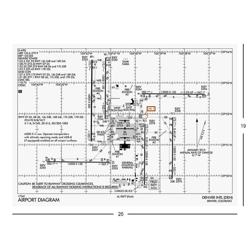 Denver International Airport Diagram Jigsaw Puzzle