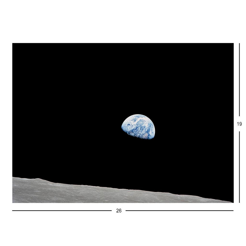 Earthrise by NASA Astronaut Bill Anders Jigsaw Puzzle