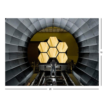 James Webb Space Telescope Prepped For Testing At Marshall Space Flight Center Jigsaw Puzzle