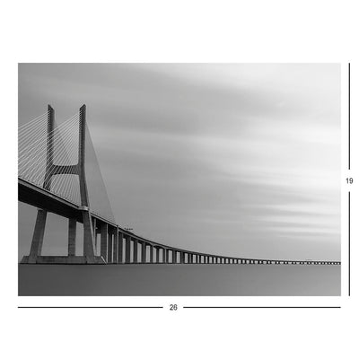Vasco da Gama Bridge (Ponte Vasco da Gama), Lisbon, Portugal Jigsaw Puzzle