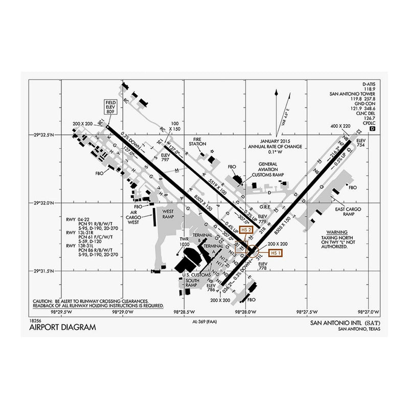 San Antonio International Airport Diagram Jigsaw Puzzle