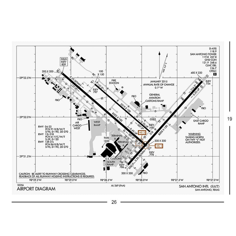 San Antonio International Airport Diagram Jigsaw Puzzle