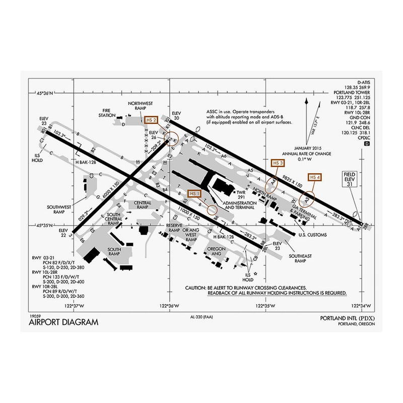 Portland International Airport Diagram Jigsaw Puzzle