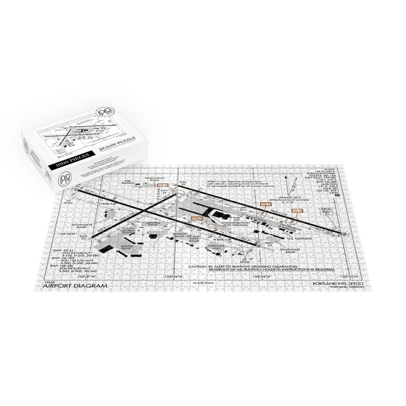 Portland International Airport Diagram Jigsaw Puzzle