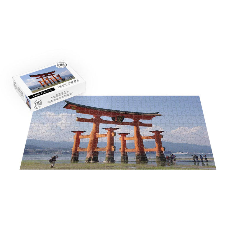 Gate of The Itsukushima Shrine In Japan Jigsaw Puzzle