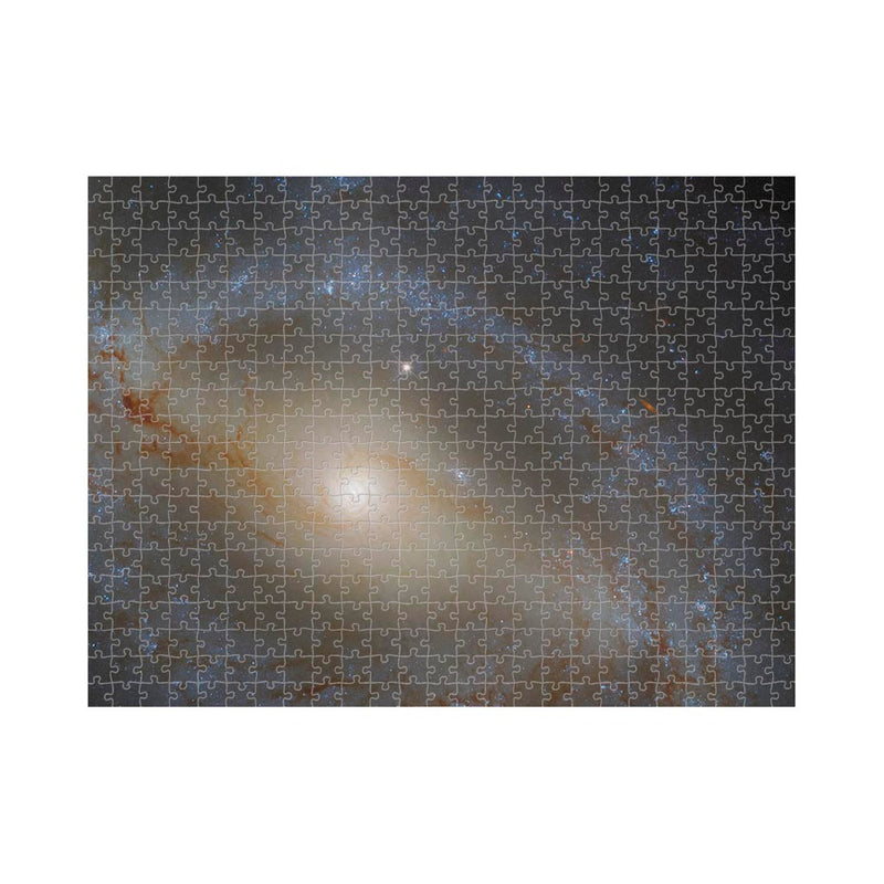Hubble Spies a Serpentine Spiral Galaxy Jigsaw Puzzle