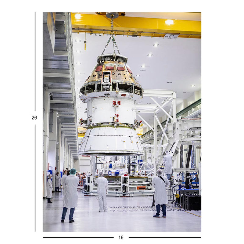 Orion Spacecraft Adapter (SA) Cone Install at Kennedy Space Center, FL Jigsaw Puzzle