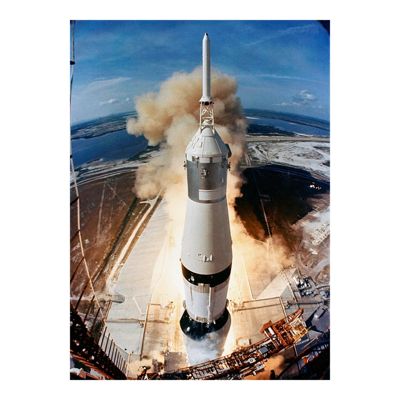 Close-Up View Of Apollo 11 Lift Off On July 16, 1969 Jigsaw Puzzle