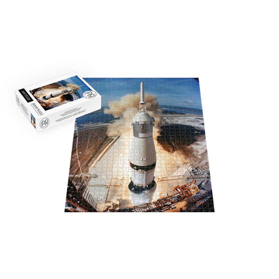 Close-Up View Of Apollo 11 Lift Off On July 16, 1969 Jigsaw Puzzle