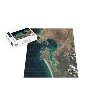 ISS Photograph of Saldanha Bay and Langebaan Lagoon, South Africa Jigsaw Puzzle